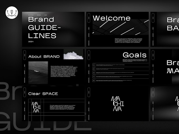 Gig Preview - Design a clean, minimalistic and stylish brandbook