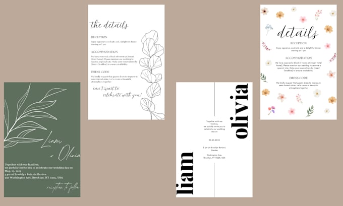 Bestseller - design personalized wedding invitations ready for printing