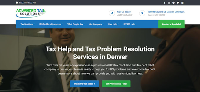 Gig Preview - Design tax, finance, income tax, tax prep, credit repair website