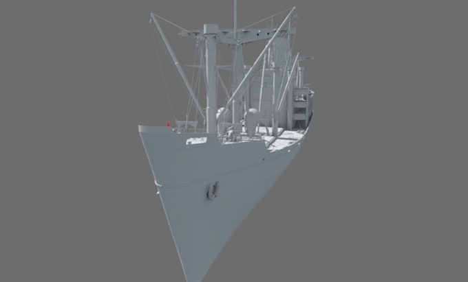 Gig Preview - Do 3d ship model 3d ship animation rendering  3d ship  printing