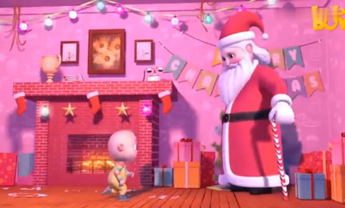 Gig Preview - Do 3d animation video, 3d cartoon animation, 3d kids animation, christmas card