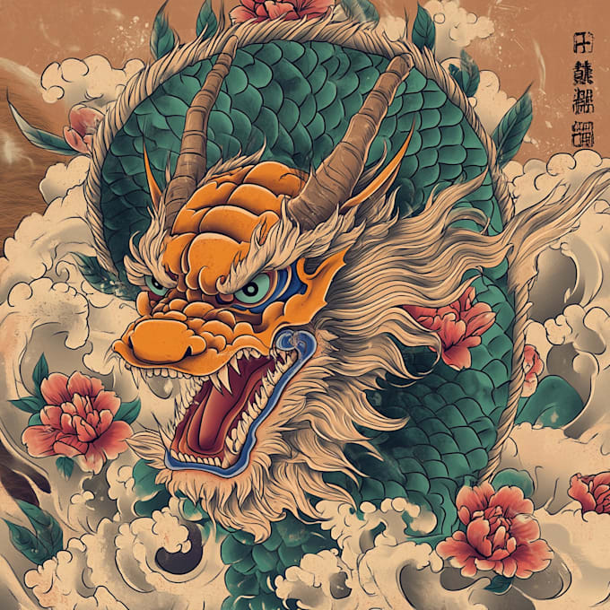 Bestseller - create awesome japanese traditional tattoo style design