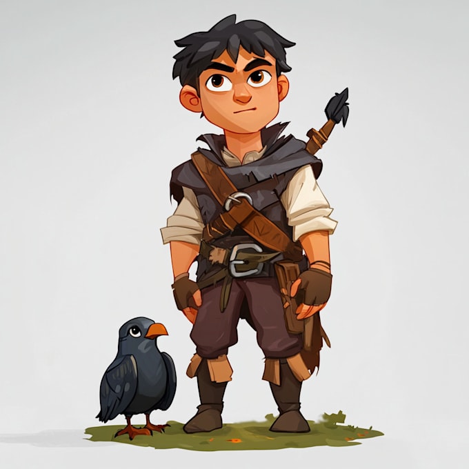 Gig Preview - Draw 2d games, characters and environments, fantasy