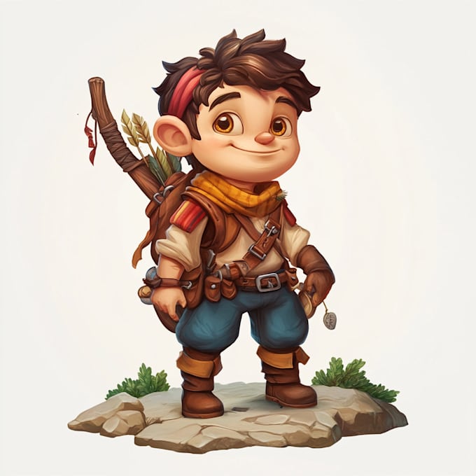 Gig Preview - Create 2d game art character design and animation