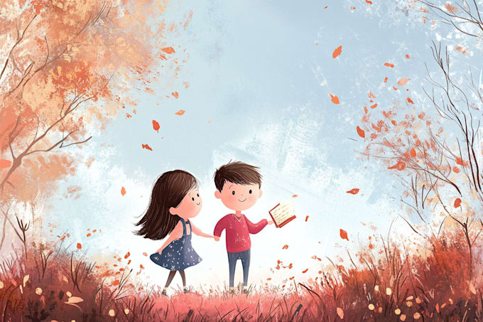 Gig Preview - Draw cute children book illustration and cover design