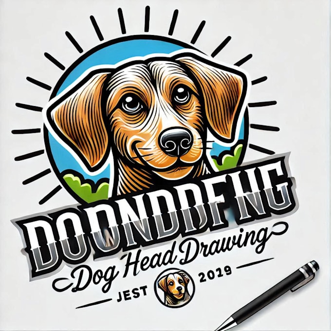 Bestseller - do wonderful dog head drawing mascot logo design with 1 day delivery