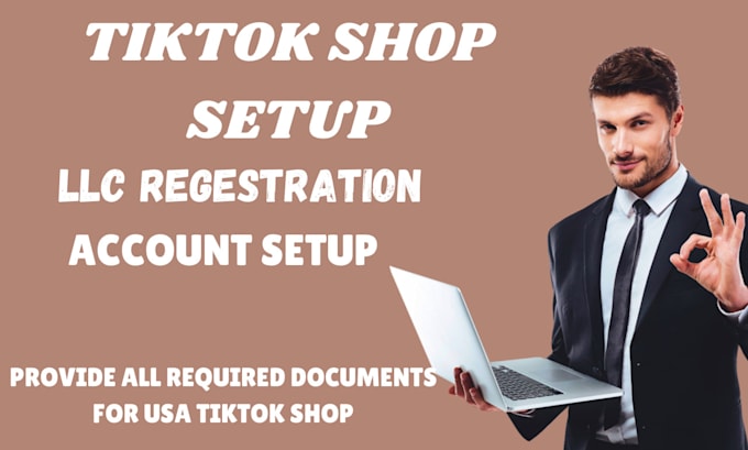 Gig Preview - Create usa tiktok shop setup usa tiktok shop manage usa tiktok shop for non usa