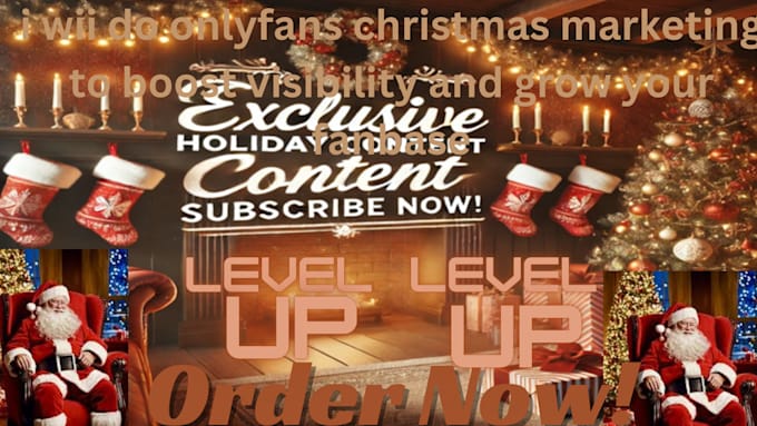 Gig Preview - Boost your fanbase and subscribers with an onlyfans christmas promo this holiday