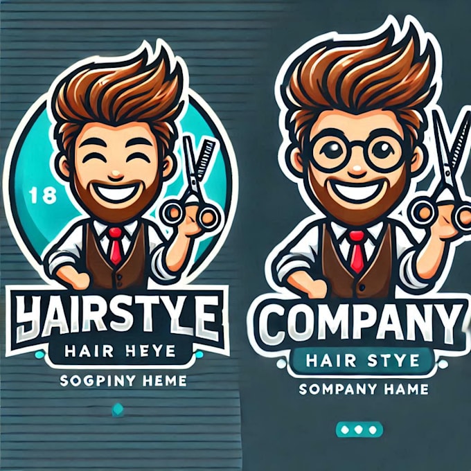 Bestseller - do awesome hair style mascot logo design with express delivery