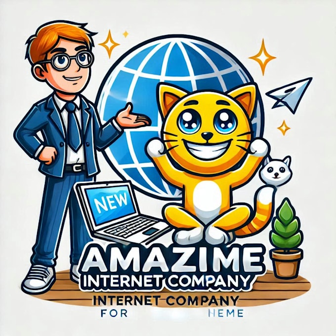 Gig Preview - Make an amazing internet illustration mascot logo design in one day