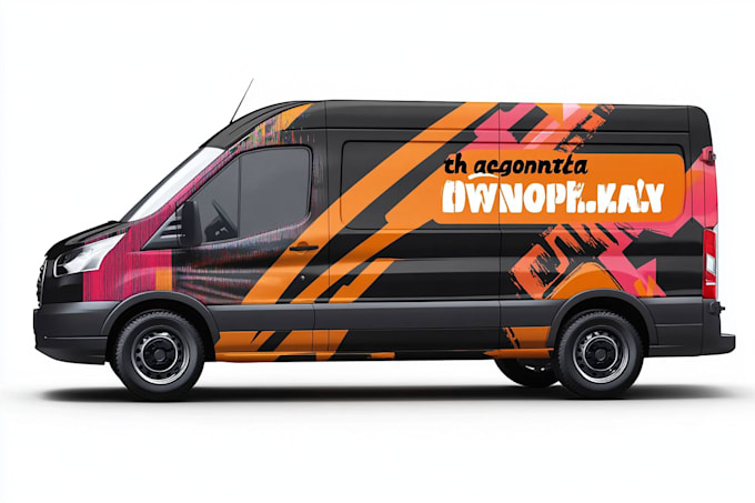 Gig Preview - Do company van wrap design, car wrap design