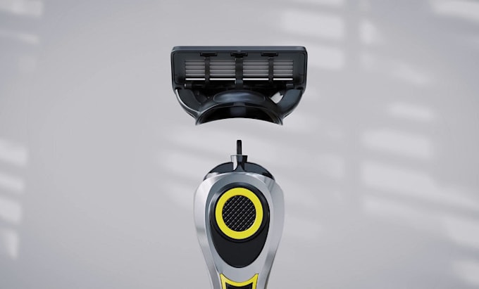 Gig Preview - Do 3d product animation video ads 3d clipper model shaving design