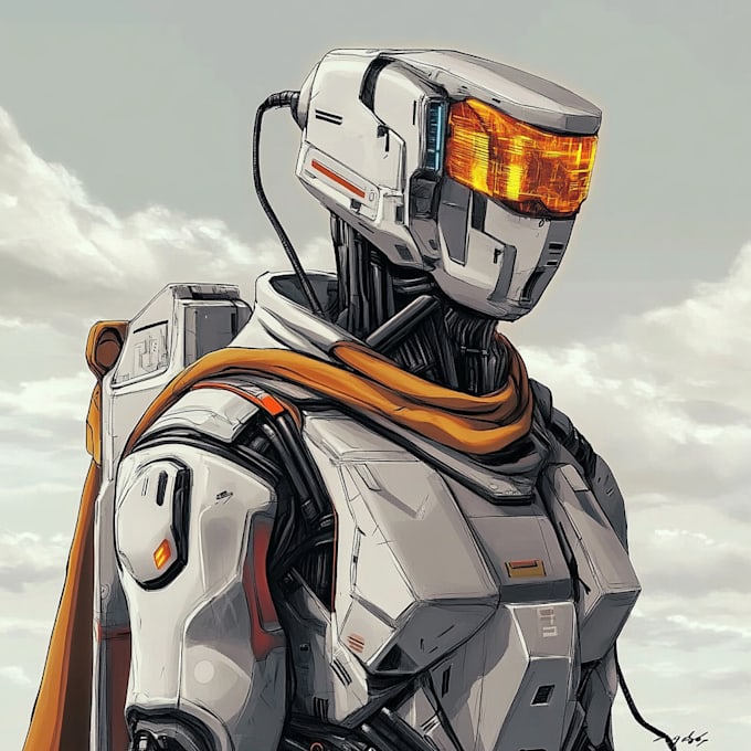 Bestseller - draw high quality sci fi robot, mecha, concepts character