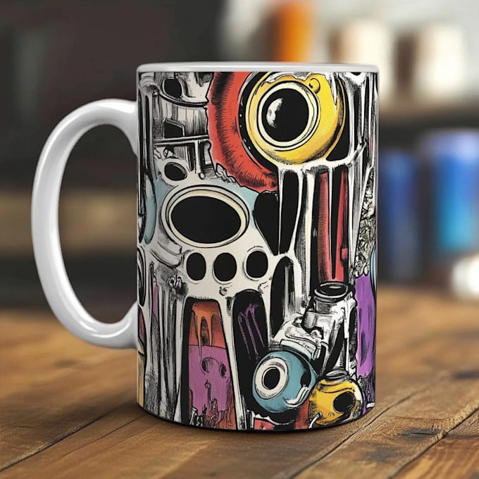 Gig Preview - Create cool coffee mug designs for your business