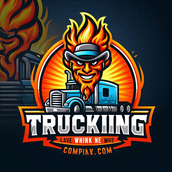 Bestseller - do wonderful trucking mascot logo  design with 1 day delivery