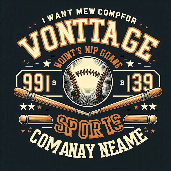 Gig Preview - Do wonderful retro sports vintage logo design with 1 day delivery