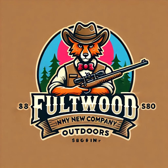 Bestseller - do wonderful fultwood outdoors mascot logo  design with 1 day delivery