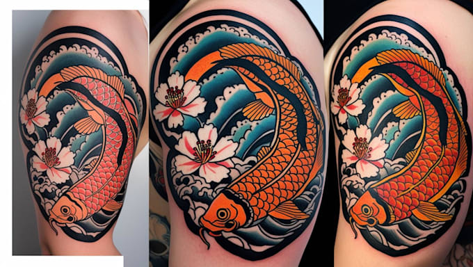 Gig Preview - Do awesome original japanese tattoo, irezumi tattoo design