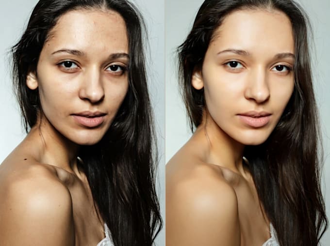 Gig Preview - Professional skin retouching and dodge burn editing