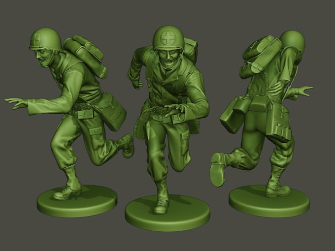 Gig Preview - Design realistic 3d toy, 3d action figure, 3d character modeling for 3d printing