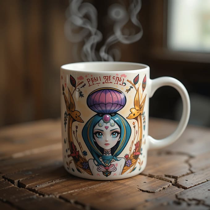 Gig Preview - Create eye catching coffee mug designs for you