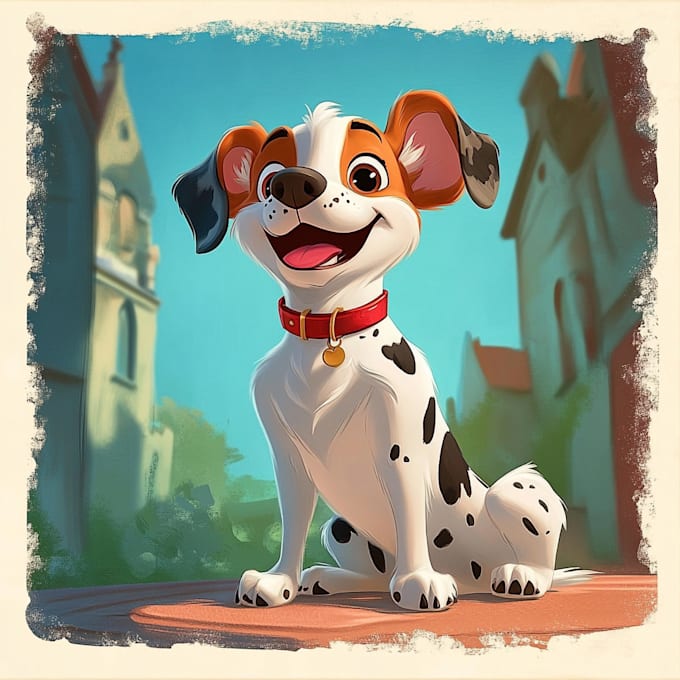 Bestseller - create a unique disney pet portrait