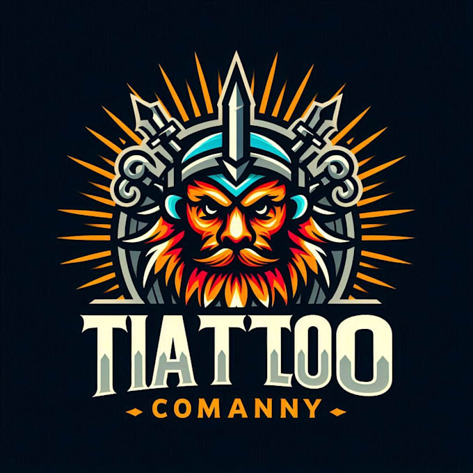 Gig Preview - Do make tattoo mascot logo design with express delivery