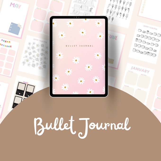 Gig Preview - Design personalised digital planners and bullet journals