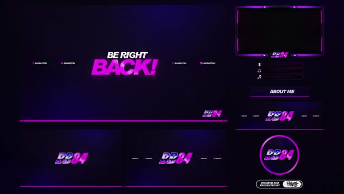 Design a professional twitch overlay and stream package by Prlllnce