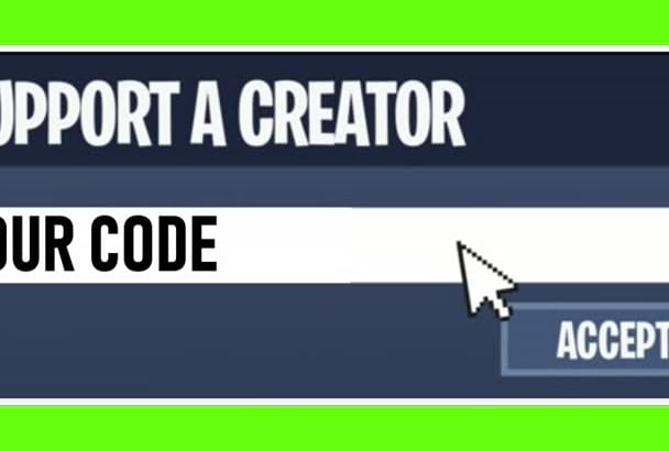 create fortnite support creator code animation - fortnite support a creator code animation