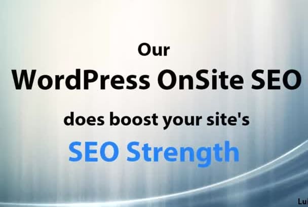 Perform Onsite Seo In Your Wordpress Website By Luikangmk