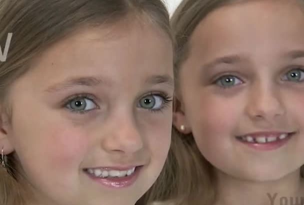 Make This Custom Cute Twin Girls Video Commercial For You By Evelyn5
