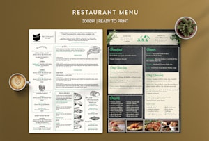 设计一个吸引人的餐厅菜单