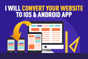 convert your website to android and ios mobile apps