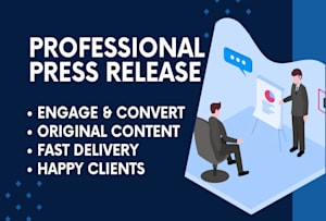 Press Release Writing, Freelance Writer, Press Release Writer for Hire, PR Writer, Marketing Writing Services, Social Media offers Content Creator