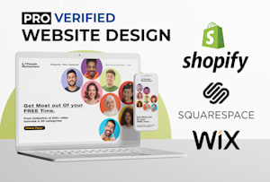 设计Shopify，Wix，Squarespace网站