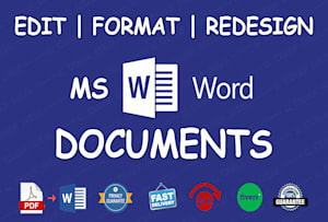 编辑微软word文档格式，转换PDF