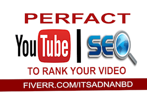 做最好的youtube搜索引擎优化提高你的视频排名