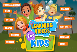 2d animation for kids services | Fiverr