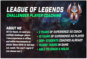 League of Legends (lol) Coaching Services