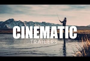 create cinematic trailer of movie or game