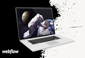 design and develop a beautiful webflow landing page