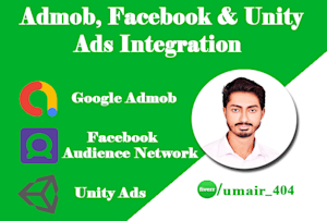 在您的Android Studio应用程序中集成了Admob，Facebook，Unity广告