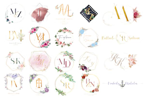 Buy Wedding Logo Design Wedding Monogram Design Personalized Online in  India 