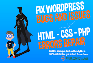 快速和安全的修复wordpress错误，bug和问题