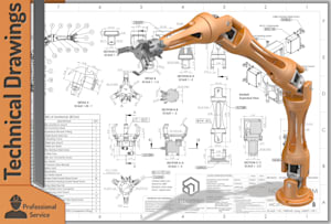 creare foglio di disegno tecnico o di produzione con gdt