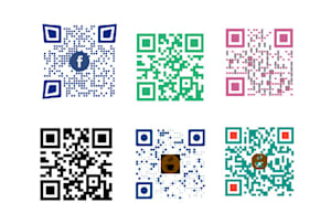 Make unique qr code , qr code generator , and qr code design with