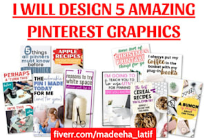 Design 70 beautiful custom pinterest pins by Madeeha_latif