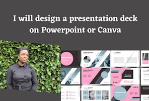 在powerpoint或画布上设计一个演示甲板