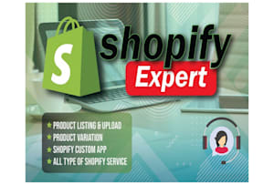 成为您的shopify虚拟助理和shopify商店经理